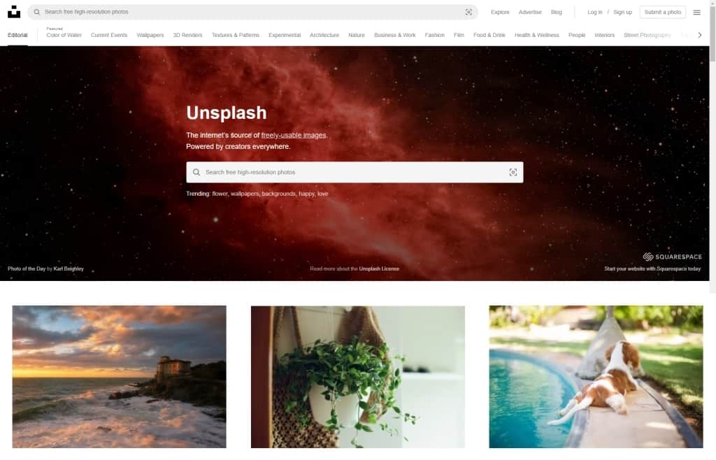 Unsplash（アンスプラッシュ）